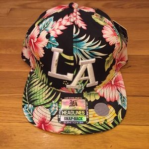 Headlines LA Floral SnapBack Hat